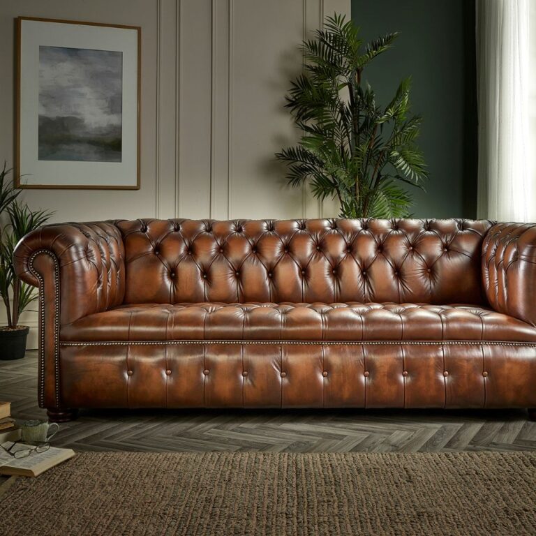 Craftshades Threee Seaters Chesterfiled  Sofa