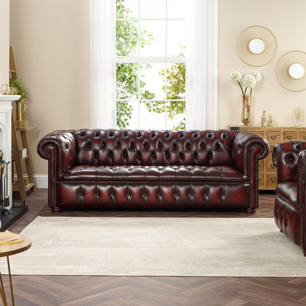 Craftshades Threee Seaters Chesterfiled  Sofa