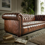 Craftshades Threee Seaters Chesterfiled  Sofa