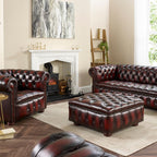 Craftshades Threee Seaters Chesterfiled  Sofa