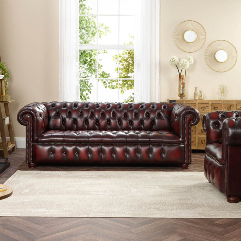 Craftshades Threee Seaters Chesterfiled  Sofa