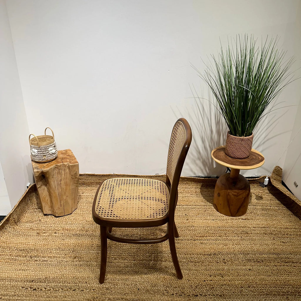 Craftshades Golden Rattan Wooden Dining Chairs
