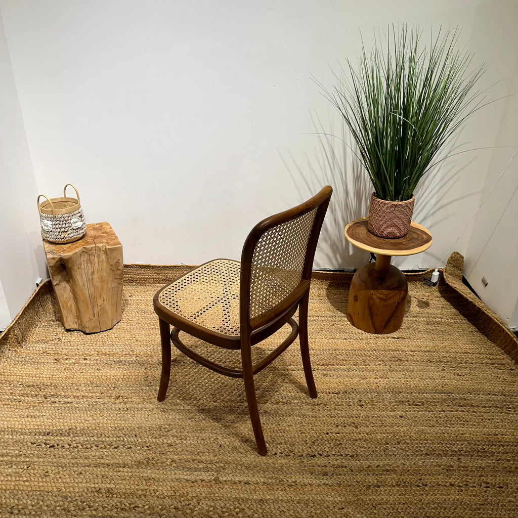 Craftshades Golden Rattan Wooden Dining Chairs