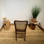 Craftshades Golden Rattan Wooden Dining Chairs