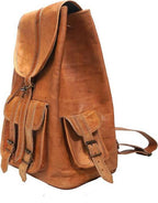 Craftshades – 4 Pockets 20 Inch Handcrafted Leather Pittu Bag | 100% Genuine Leather