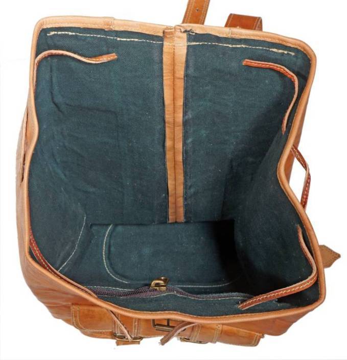 Craftshades – 4 Pockets 20 Inch Handcrafted Leather Pittu Bag | 100% Genuine Leather