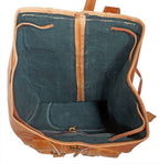 Craftshades – 4 Pockets 20 Inch Handcrafted Leather Pittu Bag | 100% Genuine Leather