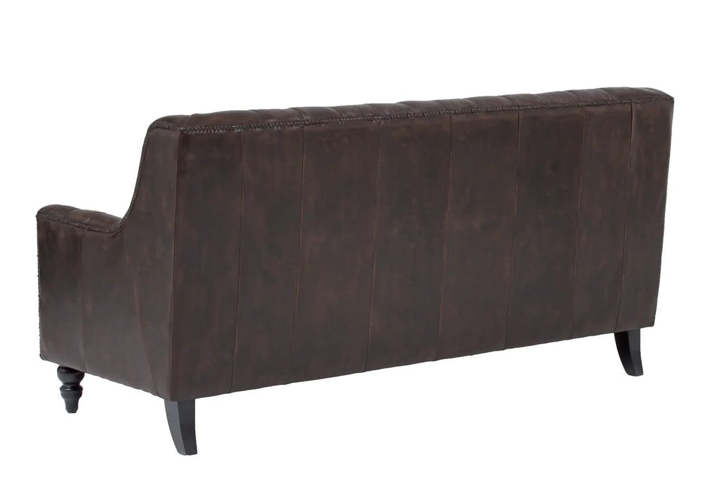 Craftshades Colonial Brown Chesterfield Set of 3 Sofas