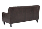 Craftshades Colonial Brown Chesterfield Set of 3 Sofas