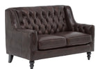 Craftshades Colonial Brown Chesterfield Set of 3 Sofas