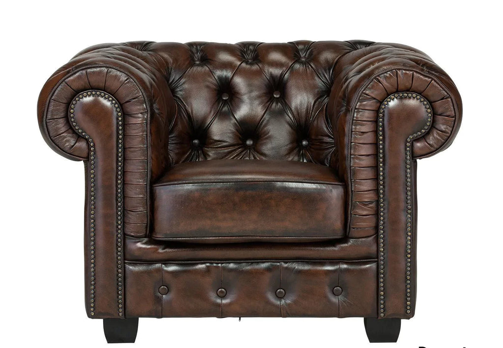 Craftshades Traditional Chesterfield Set of 3 Sofas