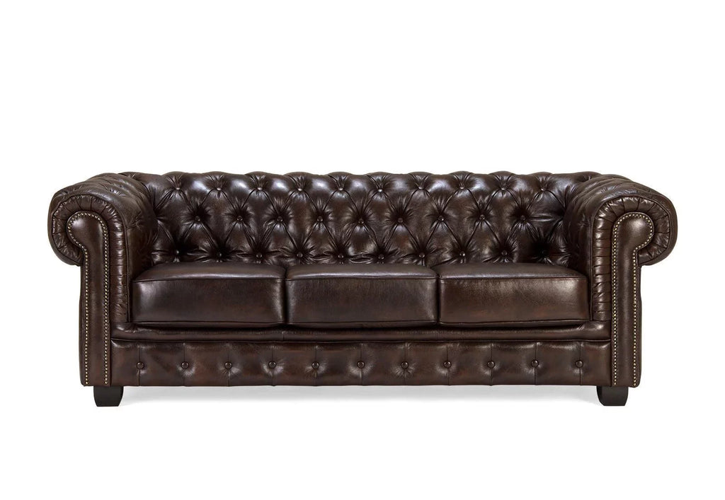 Craftshades Traditional Chesterfield Set of 3 Sofas