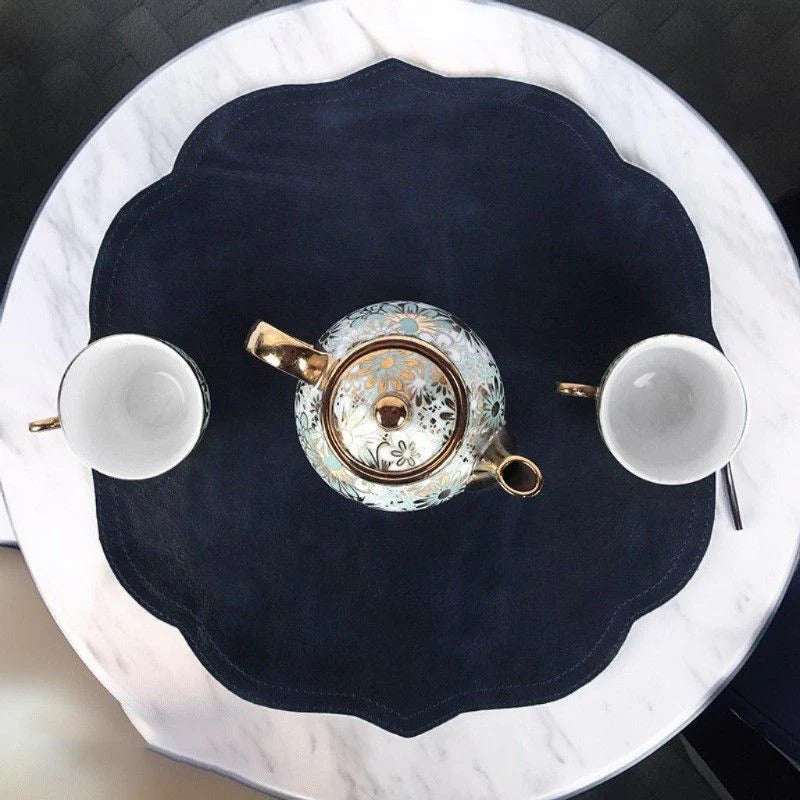 Premium Leather Table Mat &amp; Coaster