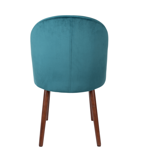 Bar Stools Modern Velvet Swivel petrol blue color
