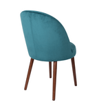 Bar Stools Modern Velvet Swivel petrol blue color