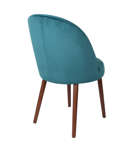 Bar Stools Modern Velvet Swivel petrol blue color