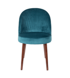 Bar Stools Modern Velvet Swivel petrol blue color