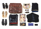 Craftshades -  20 Inch Handcrafted Travel Duffle Goat Leather Bag | 100 Genuine Leather