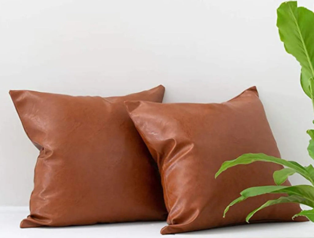 Handmade leather 2 Butterfly Chair &amp; 2 Leather Cushions Combo