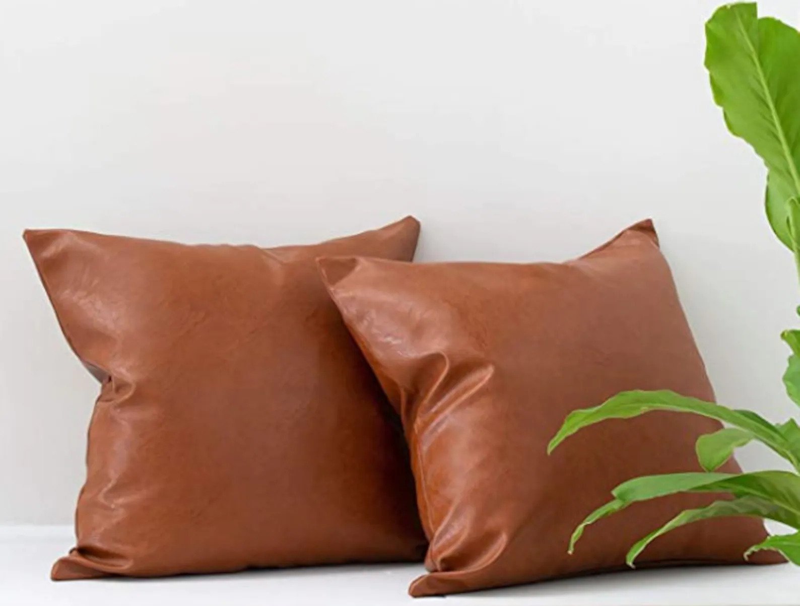 Handmade Leather 2 Butterfly Chair, 2 Butterfly Stool &amp; 2 Cushions