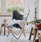 Butterfly chair black cover Buffalo leather