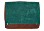 Craftshades – 15"11 Vintage Handcrafted Leather Laptop Bag without Pocket | 100% Genuine Leather