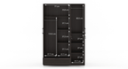 Bennis Three Door Wardrobe – Dark Walnut Finish
