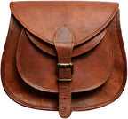Craftshades – Handcrafted Unique 5x7 inch Sling Leather Bag for Women