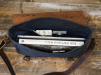 Heritage Waxed Canvas & Leather Laptop Bag