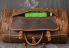 Craftshades Vintage Leather men's Travel Duffle luggage Bag