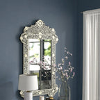 Bone Inlay Vertical Wall Mirror