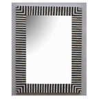 Handmade Bone Inlay Mirror Frame – Floral Motif
