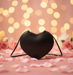 Black Heart Sling Bag