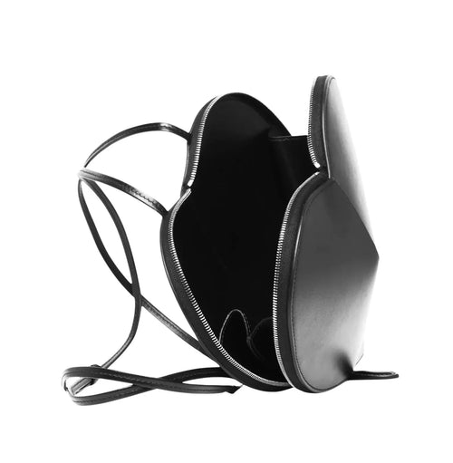 Black Heart Sling Bag