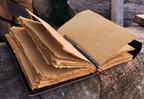 Mystic Raven Art Leather Diary with Antique Lock