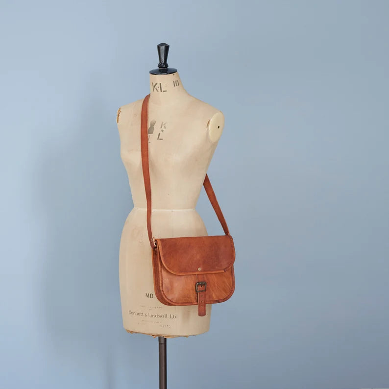 Craftshades - Single Strip Genuine Leather Messenger Bag