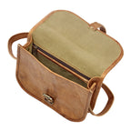 Craftshades – 5"7 Single Strip Handcrafted Messenger Leather Bag | 100% Genuine Leather
