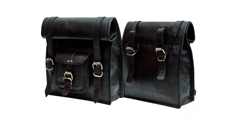 CraftShades Leather Bike Bag – Vintage Handcrafted Design