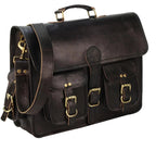 Craftshades Combo  - 4 Pockets Handcrafted Leather Bag& wallet | 100% Genuine Leather
