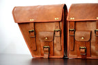 Craftshades Leather Bike Bag pair saddle bag set of 2 bags