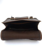 CraftShades Leather Bike Bag saddle bag bags panniers bag Saddlebags Side Leather Motorcycle Side Panniers Bag brown color (Copy)