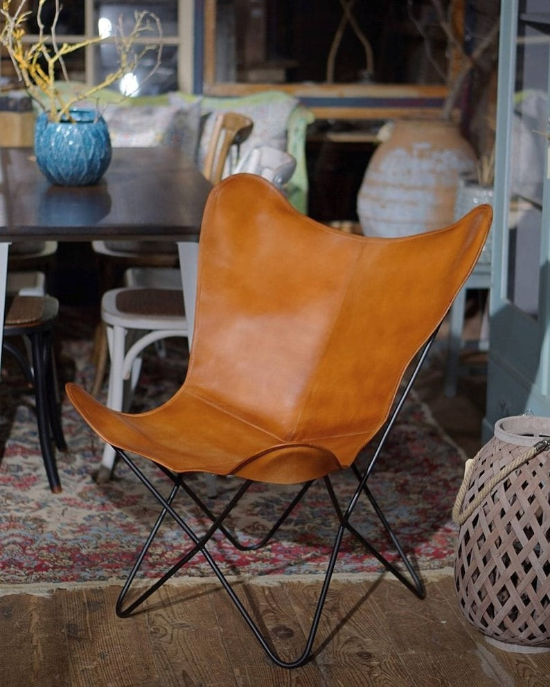Butterfly Chair Buffalo leather