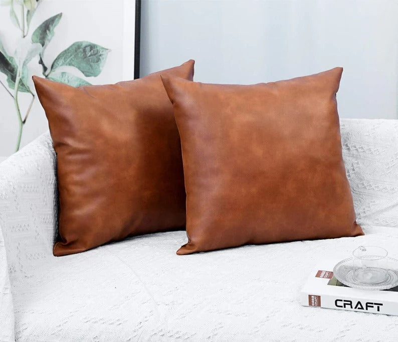 16*16 leather sofa  Cushion cover