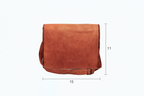 Craftshades Minimal Goat Leather Messenger Bag