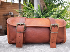 Craftshades Leather Handmade combo Saddle Bag Motorcycle Luggage Pannier bag