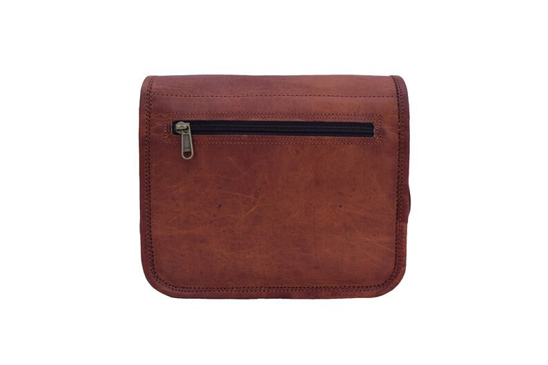 Craftshades – 11*9 inches Full Flap Handcrafted Goat Leather Sling Bag