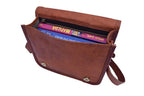 Craftshades – 11*9 inches Full Flap Handcrafted Goat Leather Sling Bag