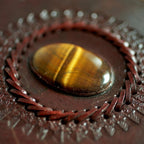 Craftshades – Vintage Round Single Stone Embossed Unique Design 7″5 Handcrafted Leather Journal/Diary 200 page | 100% Genuine Leather