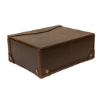 Premium Leather Desk Organizer Box