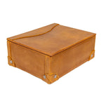 Premium Leather Desk Organizer Box